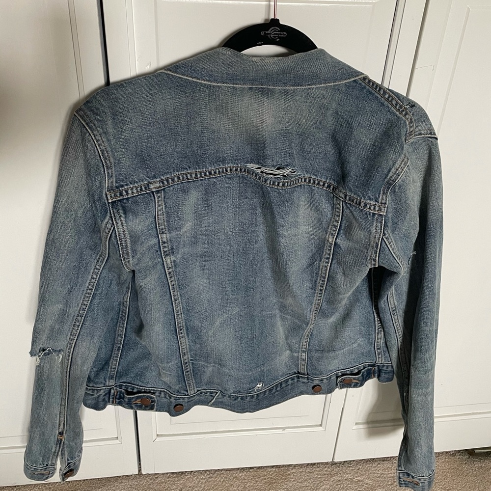 Gap 1969 Moderate Distressed Jean Jacket - Picture 5 of 6
